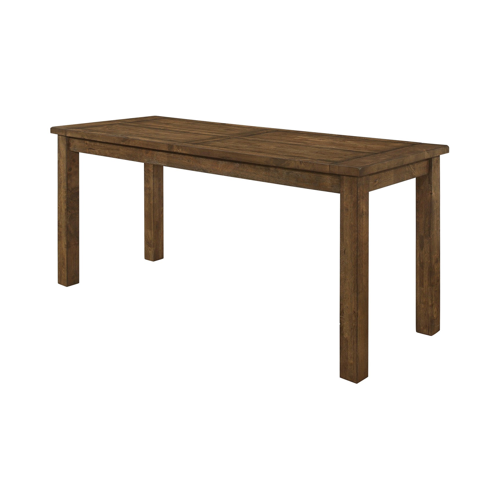 Coleman Rustic Golden Brown Rectangular Counter Height Dining Set main view