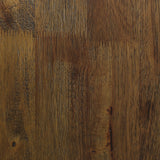 Detail view of wood grain finish