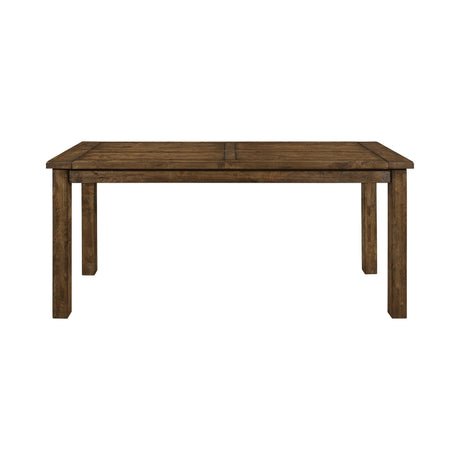 Side angle view of Coleman counter height dining set