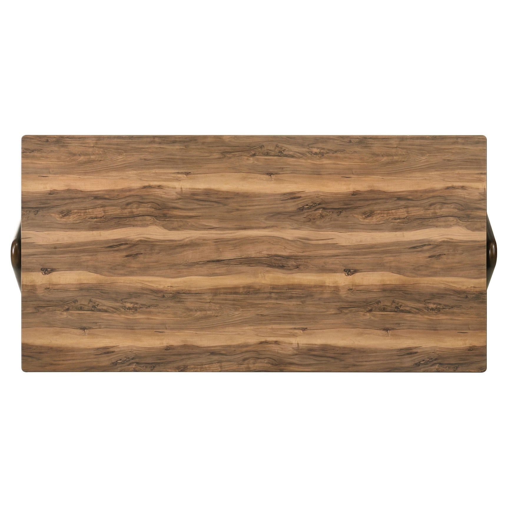 Randolph 79-inch rectangular dining table with sheesham-look top and angled legs