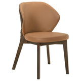 Close-up of upholstery texture on Randolph dining chair seat