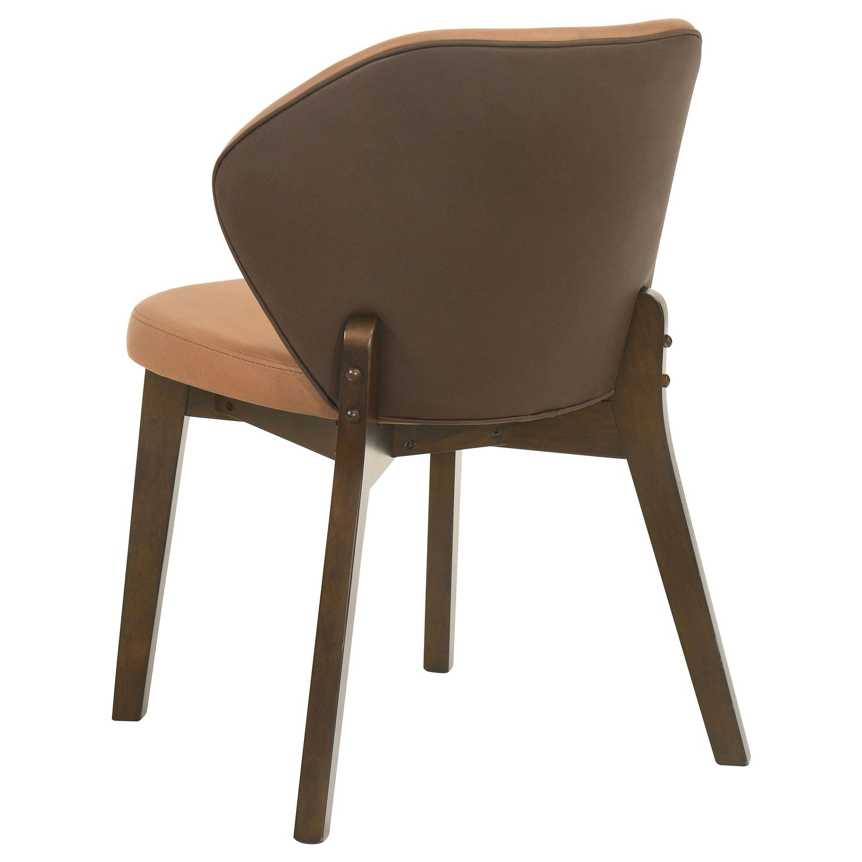 Pair of Randolph dining side chairs tucked under dining table