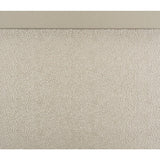 Celandine Silver Faux Leather Tufted Queen Panel Bed panel detail