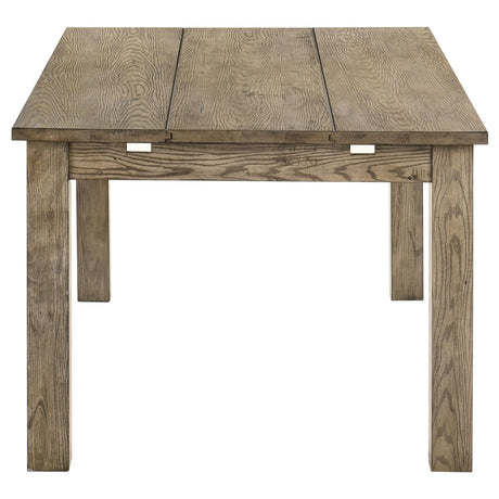 Dining table legs and floor view