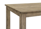 View of vineyeard oak finish texture on tabletop