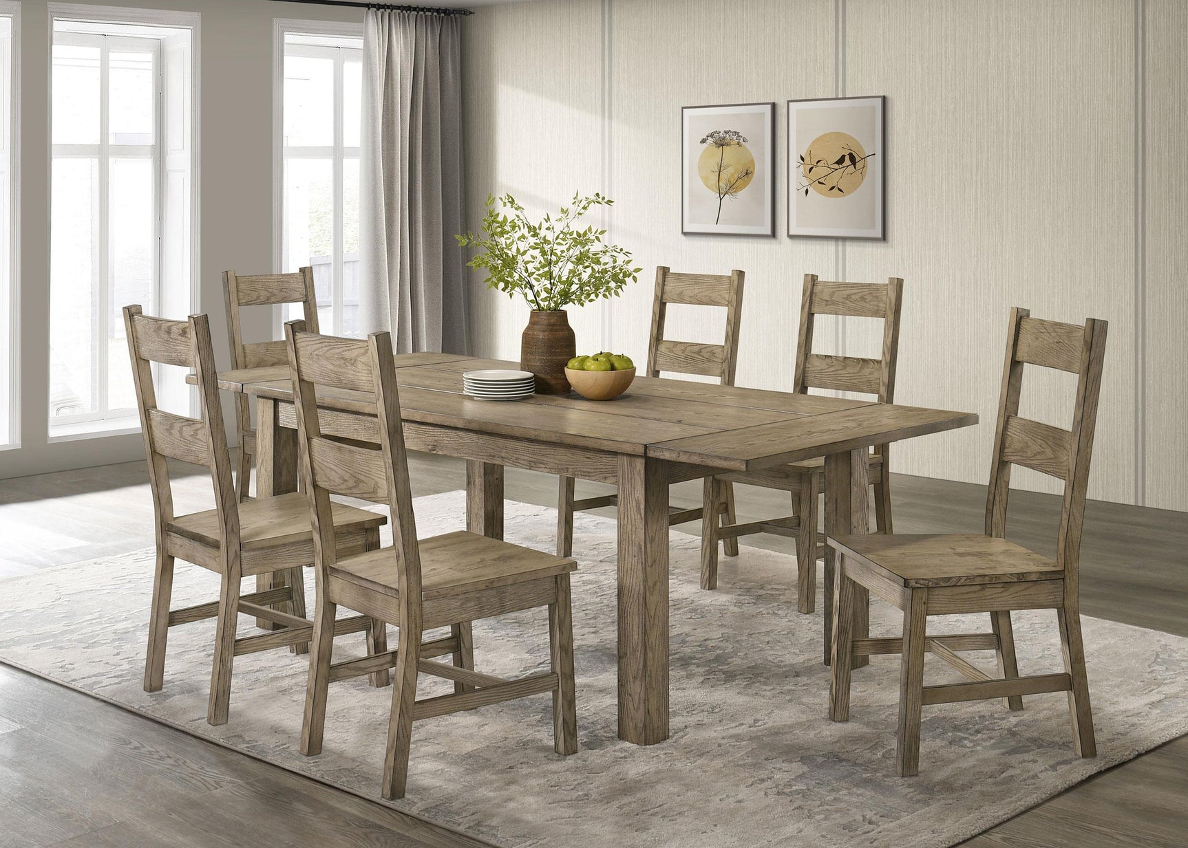 Cardova table storage and glide mechanism