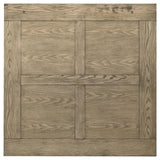 Underneath view of Cardova table frame