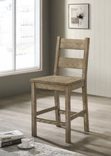 Cardova Chair side view showing ladder back design
