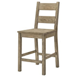 Cardova Chair back view showing wood frame