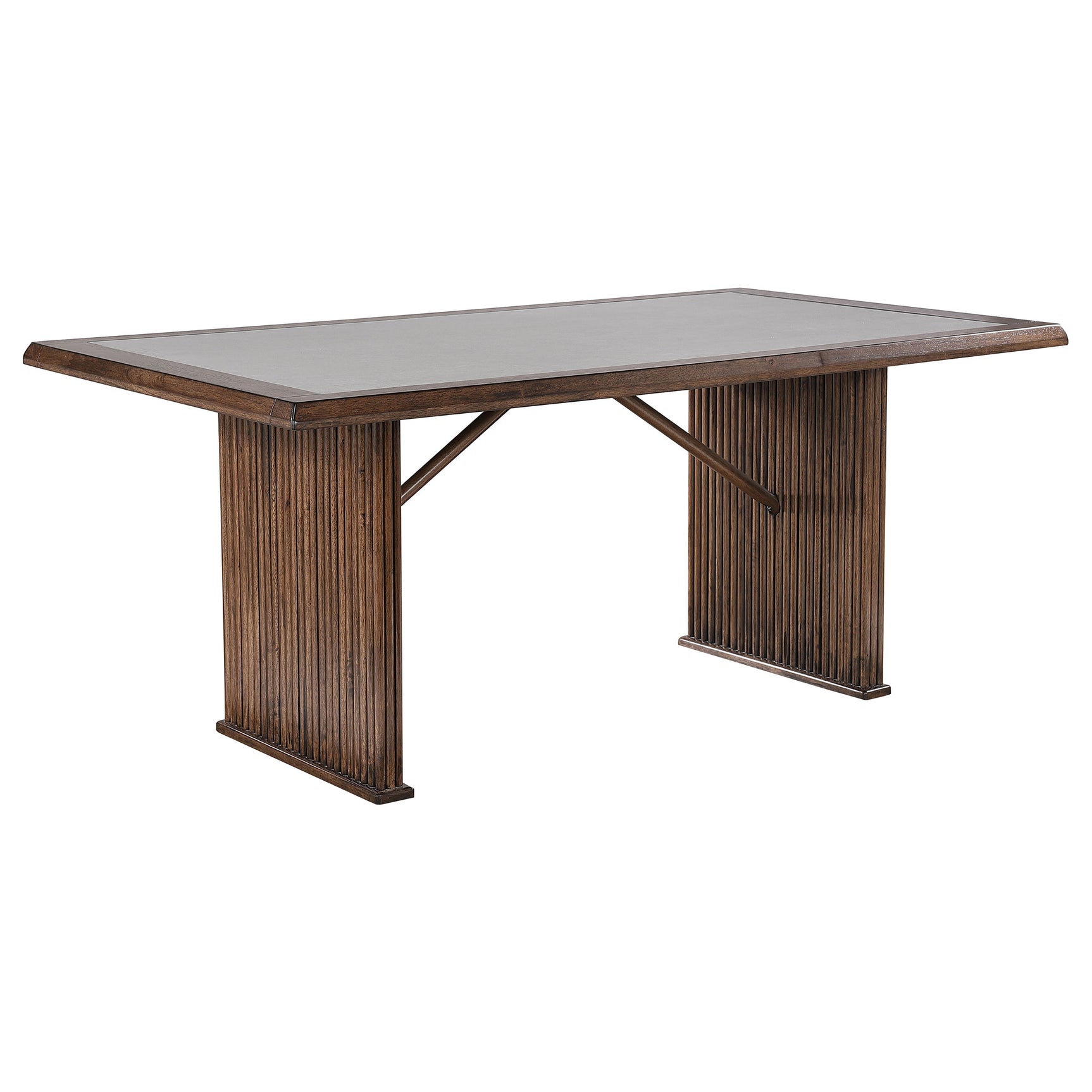 main view of Sherwood Brown Rectangular Dining Room Set dining room furniture