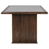 Side view of Sherwood 72-inch dining table