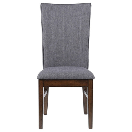 Side view of Sherwood upholstered dining chair
