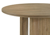 Angle showing reeded support structure beneath the tabletop
