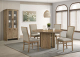 Adina dining table with chairs in a modern home setting