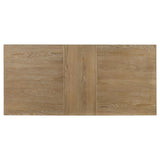 Dining table extended to 89 inches