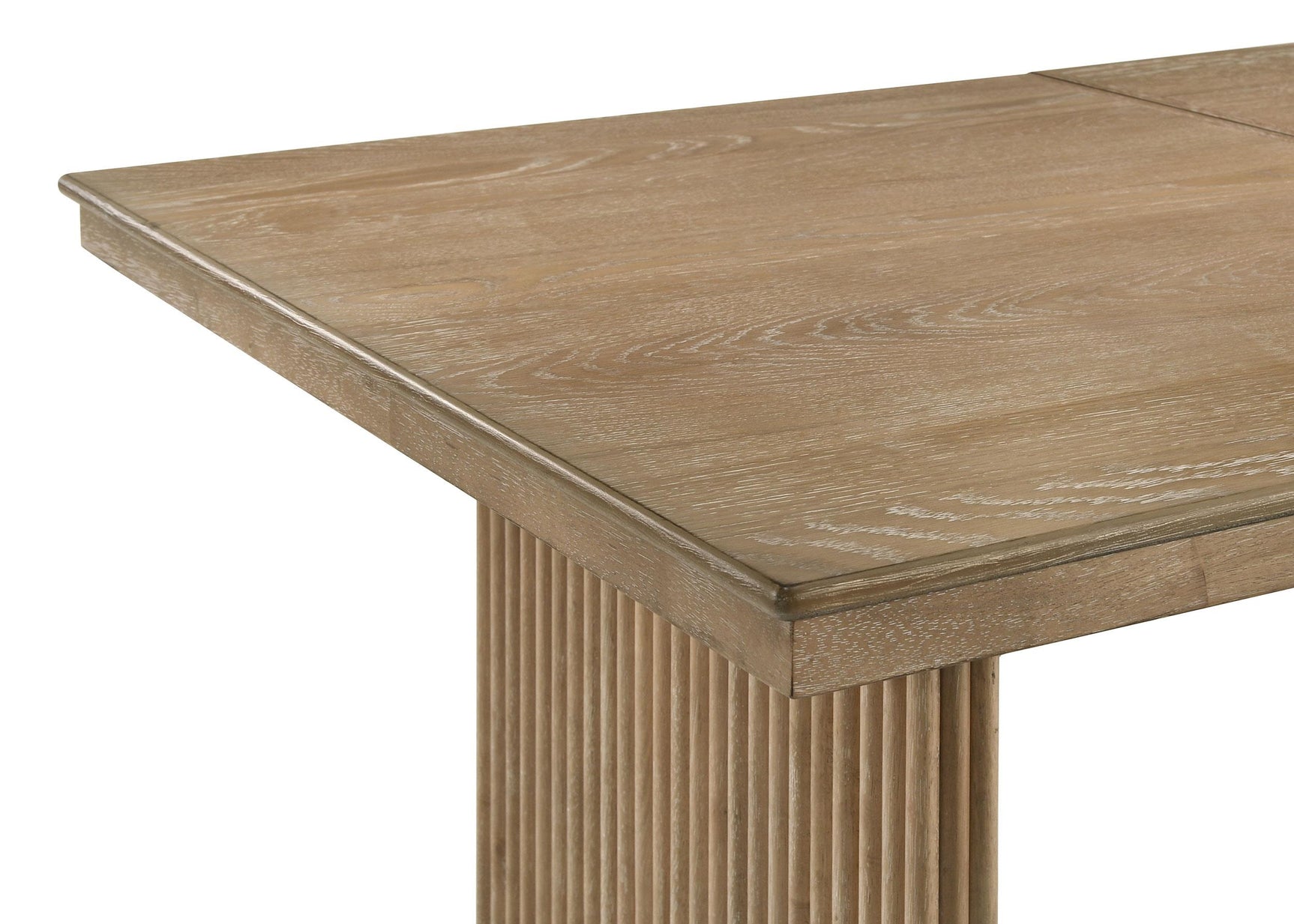 Top view of dining table surface