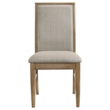 Close-up of chair fabric upholstery