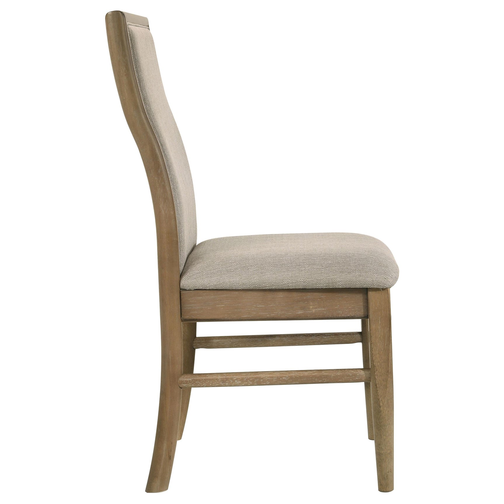 Chair angled in dining room setting