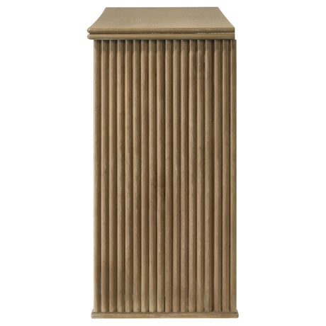 Adina distressed light brown 59-inch sideboard server front view