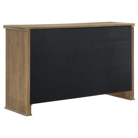 Adina distressed light brown 59-inch sideboard server front view