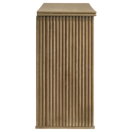 Adina distressed light brown 59-inch sideboard server front view