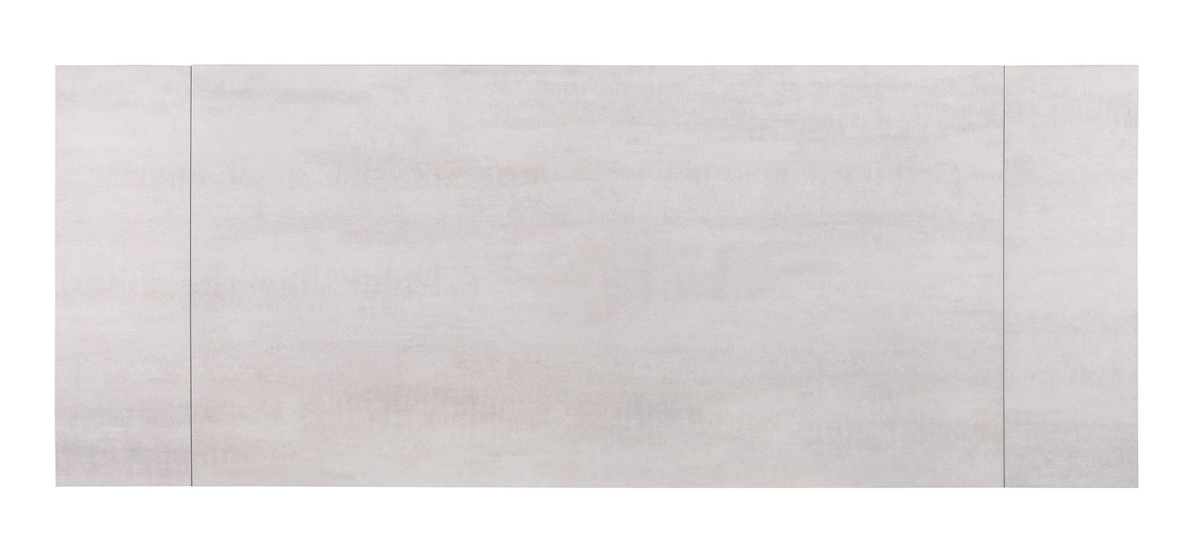 Extended dining table surface from above