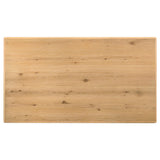 Dining table top from above