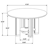 Main angle of Ottowa Dining Table and chairs