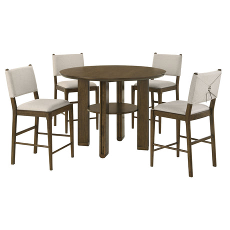 Side angle of Ottowa Dining Set showing curve details on chairs