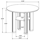Main view with emphasis on table style