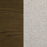 Ottowa Upholstered Brown Counter Side Chair, front angle