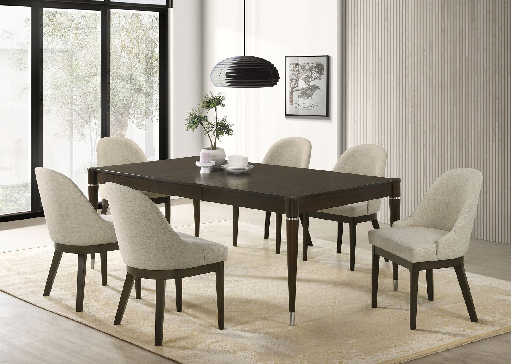 main view of Reseda Rectangular Dining Room Set dining room furniture