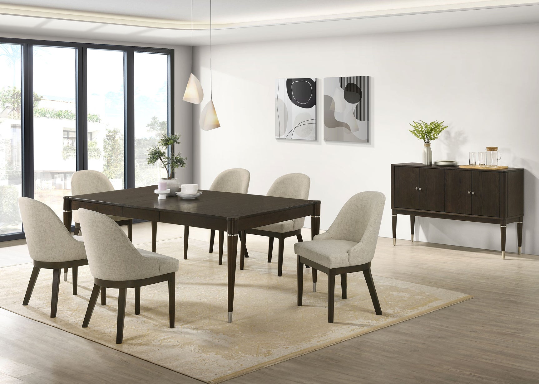 room view of Reseda Rectangular Dining Room Set dining room furniture