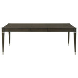 Side view of Reseda extension dining table