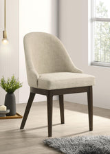 Reseda dining chair detailed upholstery close-up