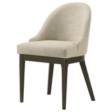 Back view of Reseda dining side chair