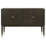 Side angle of Reseda 4-door dining sideboard
