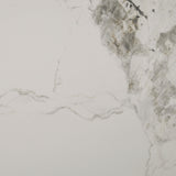 Angle shot of Croyden table emphasizing shape and material