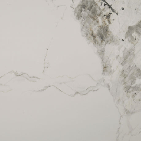 Angle shot of Croyden table emphasizing shape and material