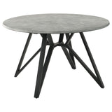 Neil Gray Round Dining Room Set Concrete detail view