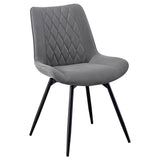 Neil Gray Round Dining Room Set Concrete close-up detail