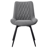 Neil Gray Round Dining Room Set Concrete main table view