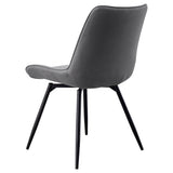 Neil Gray Round Dining Room Set Concrete chairs in room