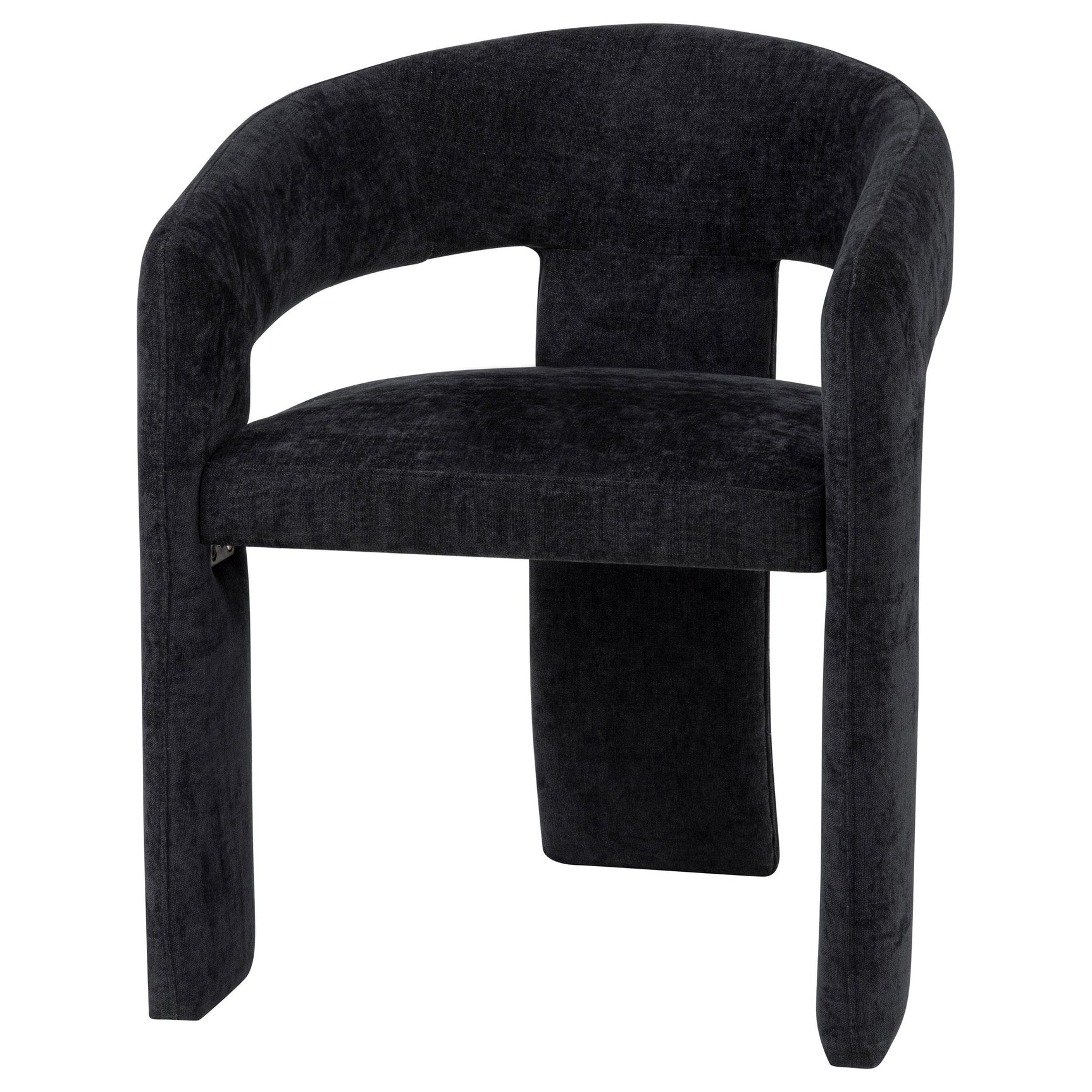 Carlow chair seat and armrest close-up