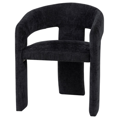 Carlow chair seat and armrest close-up