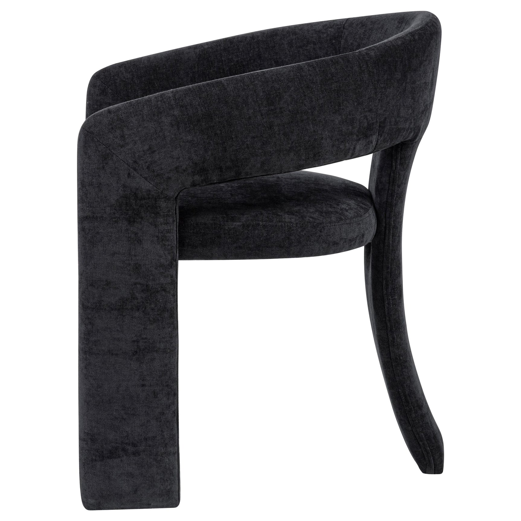 Carlow chair bottom view showing legs
