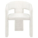 Carlow chair back and curved wraparound design