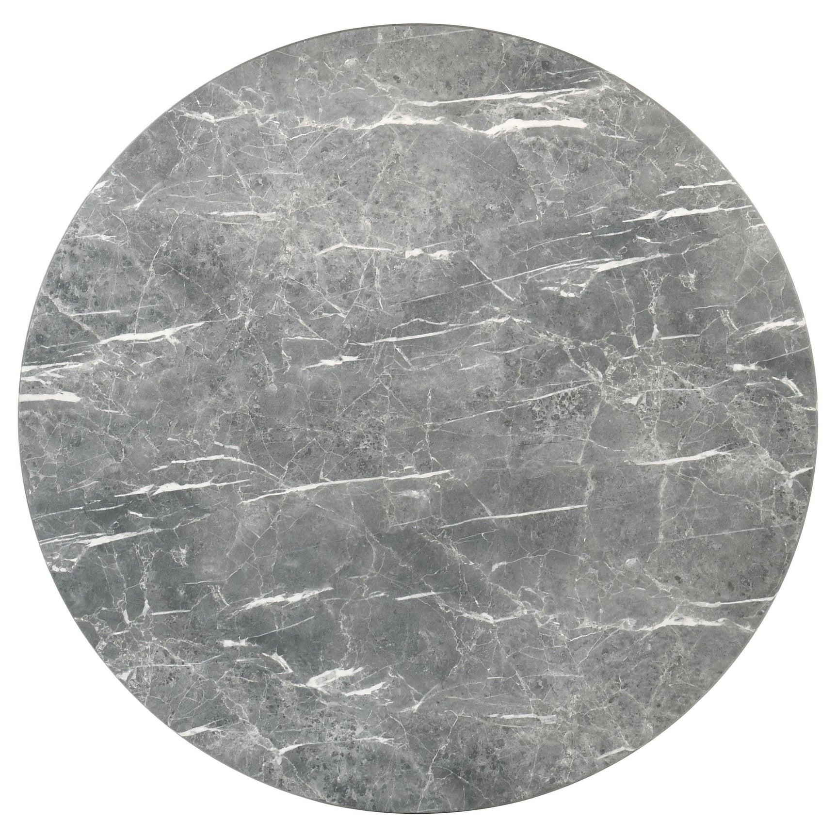 Close-up of veined grey faux marble Smart Top surface