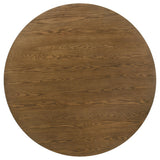 Close-up of Franklin table ash veneer tabletop