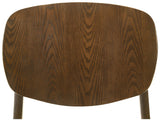 Benford armless dining chair with slender legs